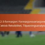 5-2-3-formasjon: Formasjonsvariasjoner, Taktisk fleksibilitet, Tilpasningsanalyse